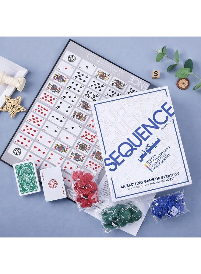 سيكوانس لعبة سيكونز الأصلية - حجم صغير (ميني) للرحلات والجمعات - Image 1